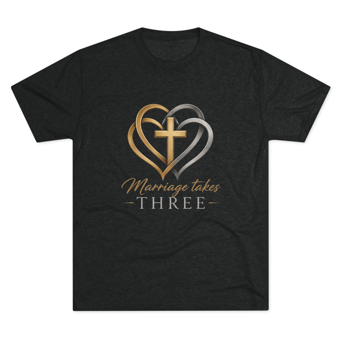 Marriage Take Three Unisex Tri-Blend Crew Tee